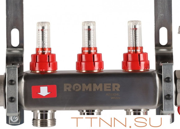Для отопления Rommer 1"/3/4"x3 с расходомерами (RMS-1210-000003) Для отопления Rommer 1"/3/4"x3 с расходомерами (RMS-1210-000003)