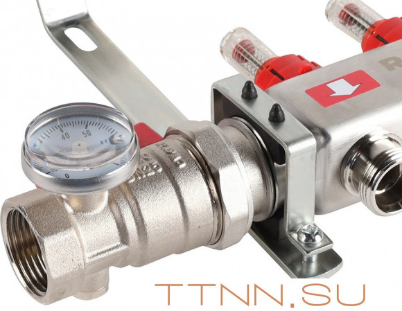 Для отопления Rommer 1"/3/4"x3 с расходомерами (RMS-1210-000003) Для отопления Rommer 1"/3/4"x3 с расходомерами (RMS-1210-000003)