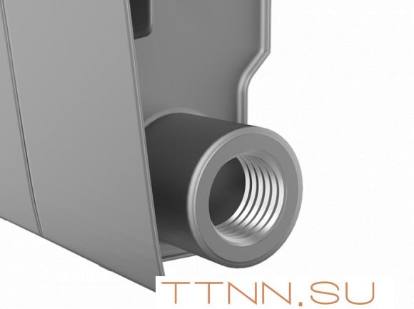 Биметаллический радиатор Royal Thermo Biliner 350 Silver Satin 12 секц.