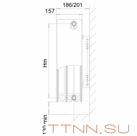 Стальной панельный радиатор Lemax C30 500х1300 Стальной панельный радиатор Lemax C30 500х1300