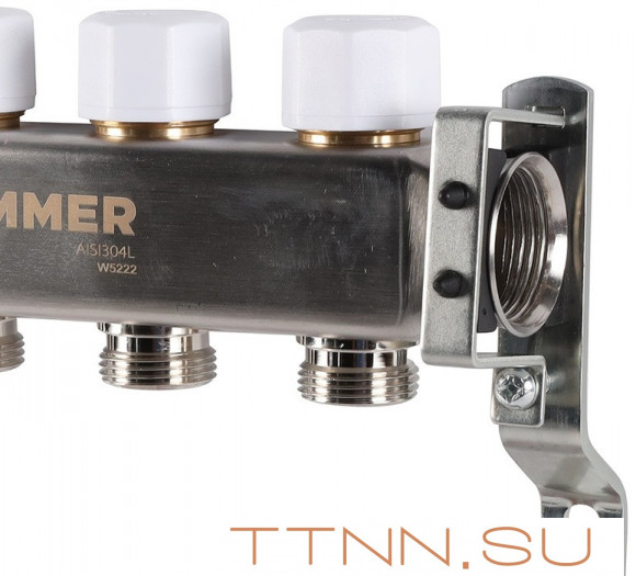 Для отопления Rommer 1"/3/4"x4 с запорными клапанами (RMS-3200-000004) Для отопления Rommer 1"/3/4"x4 с запорными клапанами (RMS-3200-000004)