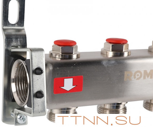 Для отопления Rommer 1"/3/4"x4 с запорными клапанами (RMS-3200-000004) Для отопления Rommer 1"/3/4"x4 с запорными клапанами (RMS-3200-000004)