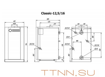Напольный газовый котел Лемакс Classic-12,5 Напольный газовый котел Лемакс Classic-12,5