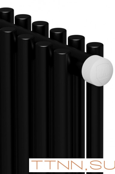 Стальной трубчатый радиатор 2-колончатый Royal Thermo Shift R22 VC2180 - 14 секц. RAL9005m, нижнее 1/2