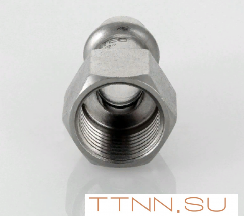 Пресс-фитинг из нержавеющей стали с внутренней резьбой Valtec 22х1/2" VTi.902.I.002204