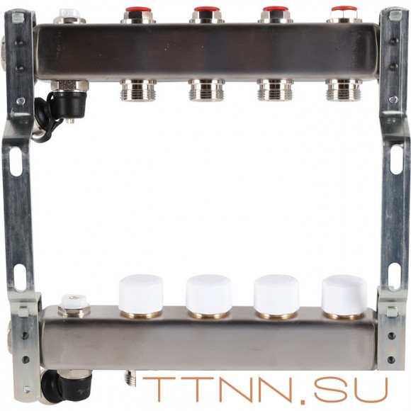 Для отопления Rommer 1"/3/4"x4 с запорными клапанами (RMS-3201-000004) Для отопления Rommer 1"/3/4"x4 с запорными клапанами (RMS-3201-000004)