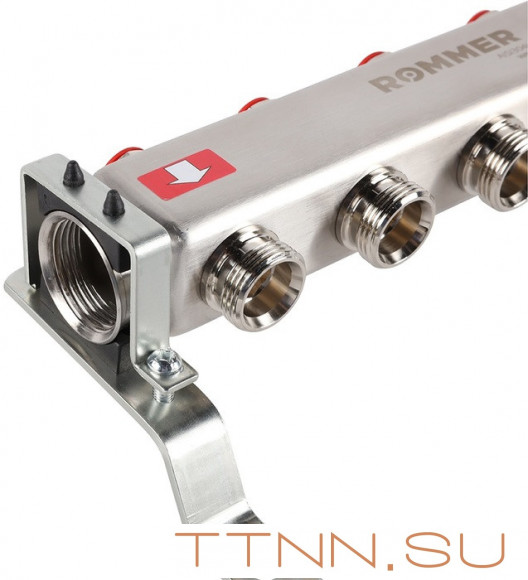 Для отопления Rommer 1"/3/4"x4 с запорными клапанами (RMS-3201-000004) Для отопления Rommer 1"/3/4"x4 с запорными клапанами (RMS-3201-000004)