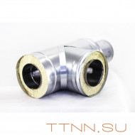 Тройник сэндвич дымохода оцинковка 0,5 мм / оцинковка 0,5 мм 135 (внутри) / 220 (снаружи) Тройник сэндвич дымохода оцинковка 0,5 мм / оцинковка 0,5 мм 135 (внутри) / 220 (снаружи)