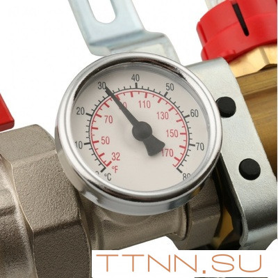 Коллектор регулируемый для теплого пола с расходомерами STOUT SMB 0473 000004