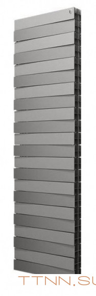 Биметаллический радиатор Royal Thermo Piano Forte Tower/Silver Satin 22 секций