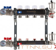 Для отопления Rommer 1"/3/4"x4 с запорными клапанами (RMS-3210-000004) Для отопления Rommer 1"/3/4"x4 с запорными клапанами (RMS-3210-000004)