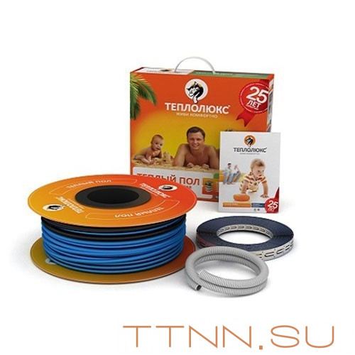 Нагревательный кабель Теплолюкс ТЛБЭ 1400Вт 7,8-9,7 м2