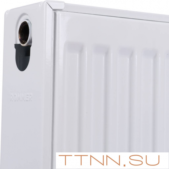 Стальной панельный радиатор Тип 22 Rommer Compact 22/300/900 боковое подключение Стальной панельный радиатор Тип 22 Rommer Compact 22/300/900 боковое подключение