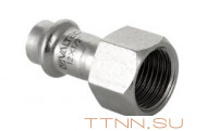 Пресс-фитинг из нержавеющей стали с внутренней резьбой Valtec 28х3/4 Пресс-фитинг из нержавеющей стали с внутренней резьбой Valtec 28х3/4
