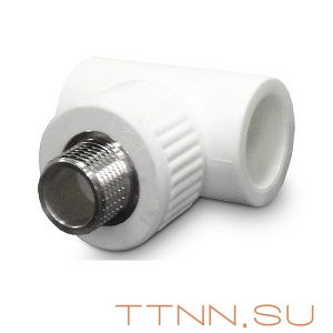 Тройник комбинированный переходной с наружной резьбой Valfex 25х3/4"х25