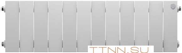 Биметаллический радиатор Royal Thermo PianoForte 200 /Bianco Traffico - 12 секц.