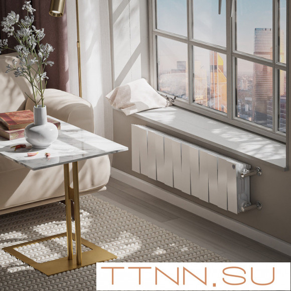 Биметаллический радиатор Royal Thermo PianoForte 200 /Bianco Traffico - 12 секц.