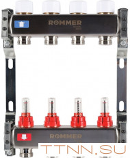 Для отопления Rommer 1"/3/4"x4 с расходомерами (RMS-1200-000004) Для отопления Rommer 1"/3/4"x4 с расходомерами (RMS-1200-000004)