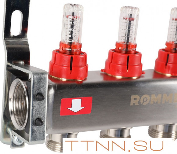 Для отопления Rommer 1"/3/4"x4 с расходомерами (RMS-1200-000004) Для отопления Rommer 1"/3/4"x4 с расходомерами (RMS-1200-000004)