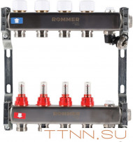 Для отопления Rommer 1"/3/4"x4 с расходомерами (RMS-1201-000004) Для отопления Rommer 1"/3/4"x4 с расходомерами (RMS-1201-000004)