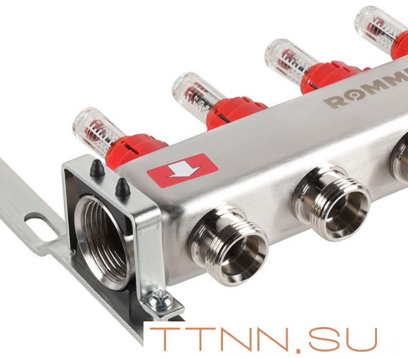 Для отопления Rommer 1"/3/4"x4 с расходомерами (RMS-1201-000004) Для отопления Rommer 1"/3/4"x4 с расходомерами (RMS-1201-000004)
