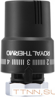 Термоголовка Royal Thermo М30х1,5 (черный) Термоголовка Royal Thermo М30х1,5 (черный)
