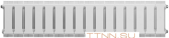 Биметаллический радиатор Royal Thermo PianoForte 200 /Bianco Traffico - 16 секц.