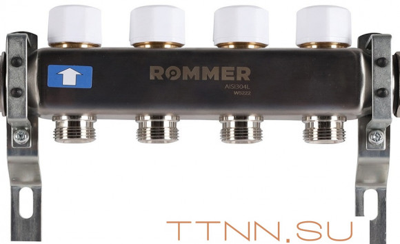 Для отопления Rommer 1"/3/4"x4 с расходомерами (RMS-1210-000004) Для отопления Rommer 1"/3/4"x4 с расходомерами (RMS-1210-000004)