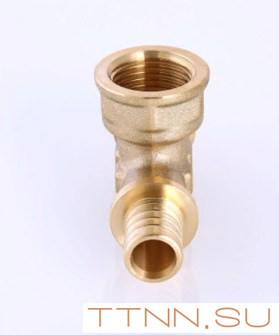 Тройник аксиальный Valtec 25х3/4 VTm.432.BG.250525 с переходом на внутреннюю резьбу Тройник аксиальный Valtec 25х3/4 VTm.432.BG.250525 с переходом на внутреннюю резьбу