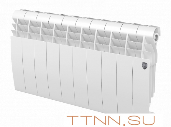 Биметаллический радиатор Royal Thermo Biliner 350 VD 10 секц. Bianco Traffico
