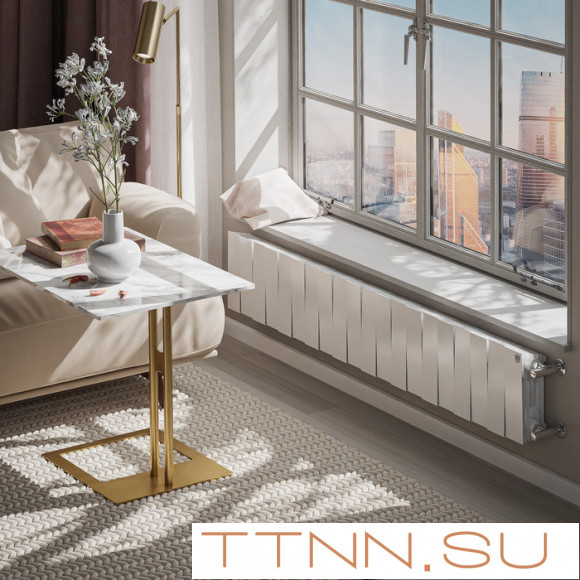 Биметаллический радиатор Royal Thermo PianoForte 200 /Bianco Traffico - 20 секц.