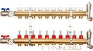 Коллектор регулируемый для теплого пола с расходомерами STOUT SMB 0473 000010