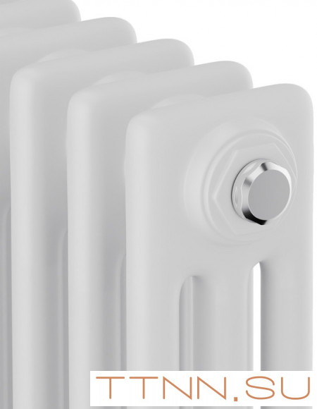 Стальной трубчатый радиатор 3-колончатый Royal Thermo Insignia C3050 - 10 секц. RAL9016, боковое 1/2
