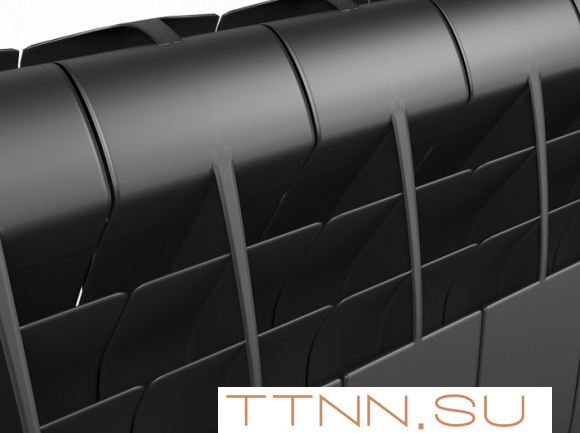 Биметаллический радиатор Royal Thermo Biliner 350 VD 10 секц. Noir Sable