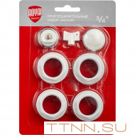 Монтажный присоединительный набора Royal Thermo 3/4  белый Монтажный присоединительный набора Royal Thermo 3/4  белый