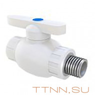 Кран РосТурПласт шаровой полнопроходной с наруж. резьбой на выходе 25х3/4" арт.21517 Кран РосТурПласт шаровой полнопроходной с наруж. резьбой на выходе 25х3/4" арт.21517
