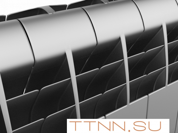 Биметаллический радиатор Royal Thermo Biliner 350 VD 10 секц. Silver Satin