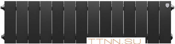 Биметаллический радиатор Royal Thermo PianoForte 200 /Noir Sable - 14 секц.