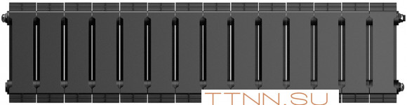 Биметаллический радиатор Royal Thermo PianoForte 200 /Noir Sable - 14 секц.