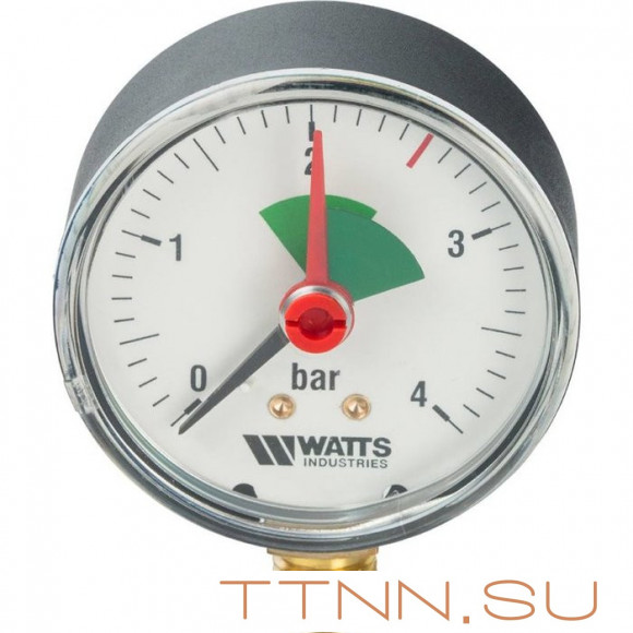 Манометр радиальный Watts F+R201 (MHR) 80/4x1/2"