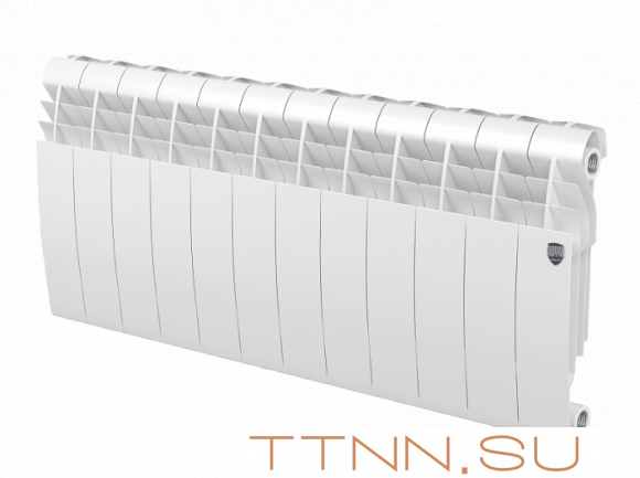 Биметаллический радиатор Royal Thermo Biliner 350 VD 12 секц. Bianco Traffico