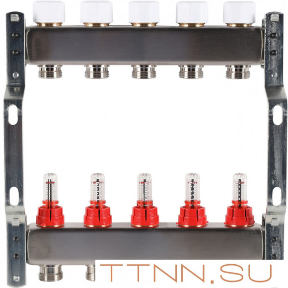 Для отопления Rommer 1"/3/4"x5 с расходомерами (RMS-1200-000005) Для отопления Rommer 1"/3/4"x5 с расходомерами (RMS-1200-000005)