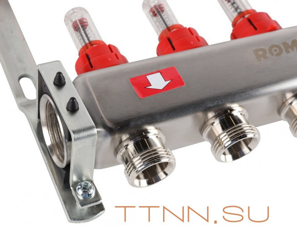 Для отопления Rommer 1"/3/4"x5 с расходомерами (RMS-1200-000005) Для отопления Rommer 1"/3/4"x5 с расходомерами (RMS-1200-000005)