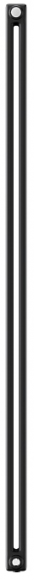 Стальной трубчатый радиатор 2-колончатый Royal Thermo Insignia VC2180 - 12 секц. RAL9005m, нижнее 1/2