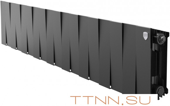Биметаллический радиатор Royal Thermo PianoForte 200 /Noir Sable - 18 секц.