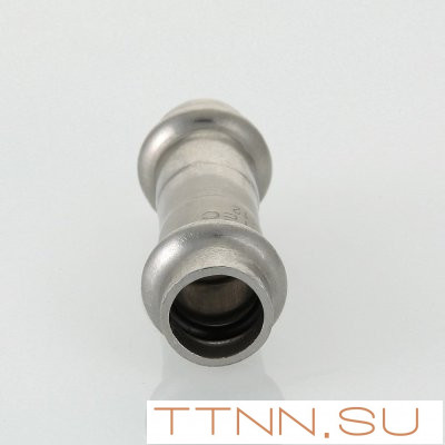 Муфта из нержавеющей стали Valtec 28х28 Муфта из нержавеющей стали Valtec 28х28