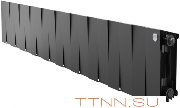 Биметаллический радиатор Royal Thermo PianoForte 200 /Noir Sable - 20 секц.