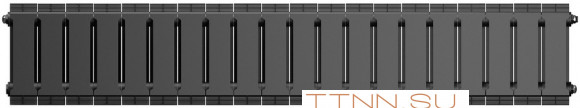 Биметаллический радиатор Royal Thermo PianoForte 200 /Noir Sable - 20 секц.