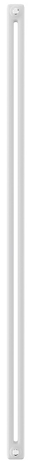 Стальной трубчатый радиатор 2-колончатый Royal Thermo Insignia VC2180 - 14 секц. RAL9016, нижнее 1/2