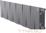 Биметаллический радиатор Royal Thermo PianoForte 200 /Silver Satin - 12 секц.